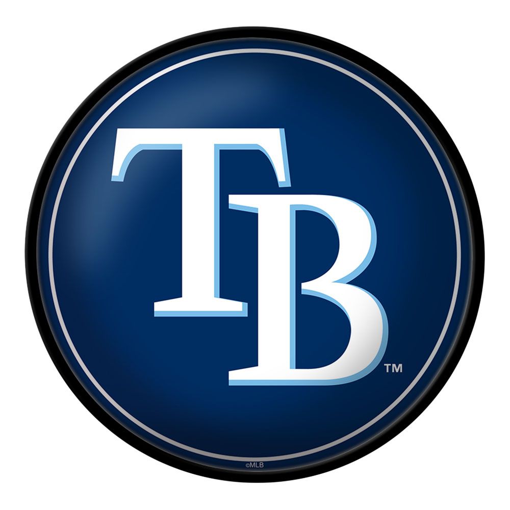 Tampa Rays Logo - Tampa Bay Rays: Logo - Modern Disc Wall Sign