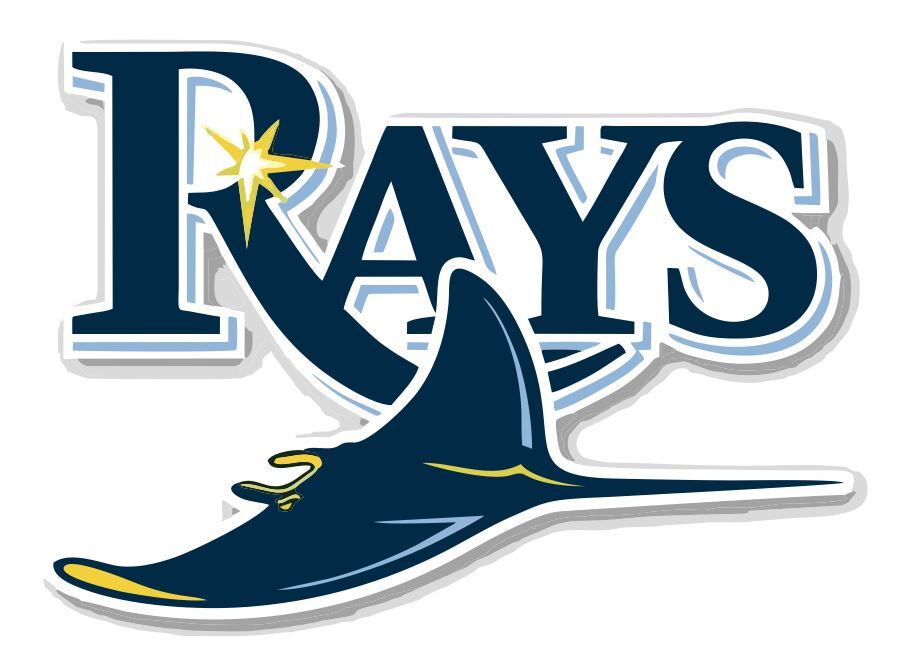 Tampa Rays Logo - Tampa Bay Rays MLB Baseball Sticker Decal S278
