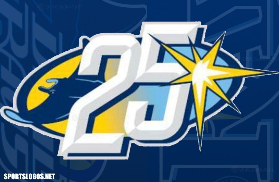 Tampa Rays Logo - Tampa Bay Rays to Celebrate 25 Years in 2023 with Commemorative Logo –  SportsLogos.Net News