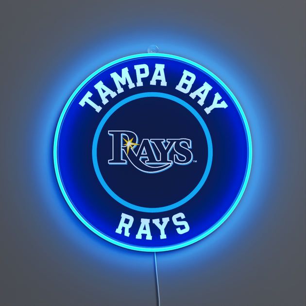 Tampa Rays Logo - Tampa Bay Rays Rounded Logo, LED neon sign