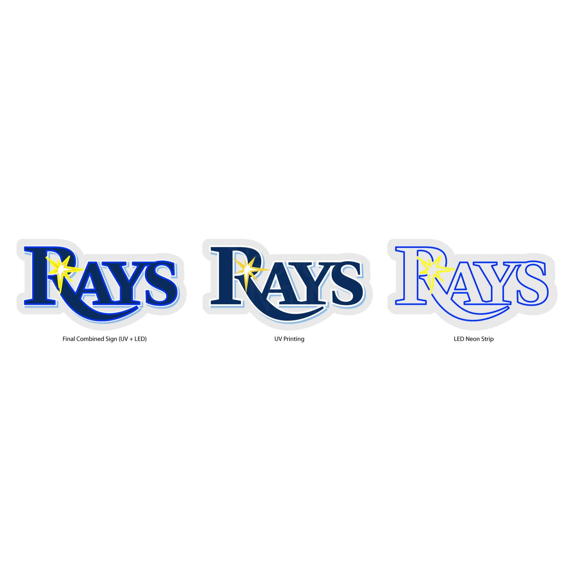 Tampa Rays Logo - Tampa Bay Rays Neon Sign - MLB - Voodoo Neon
