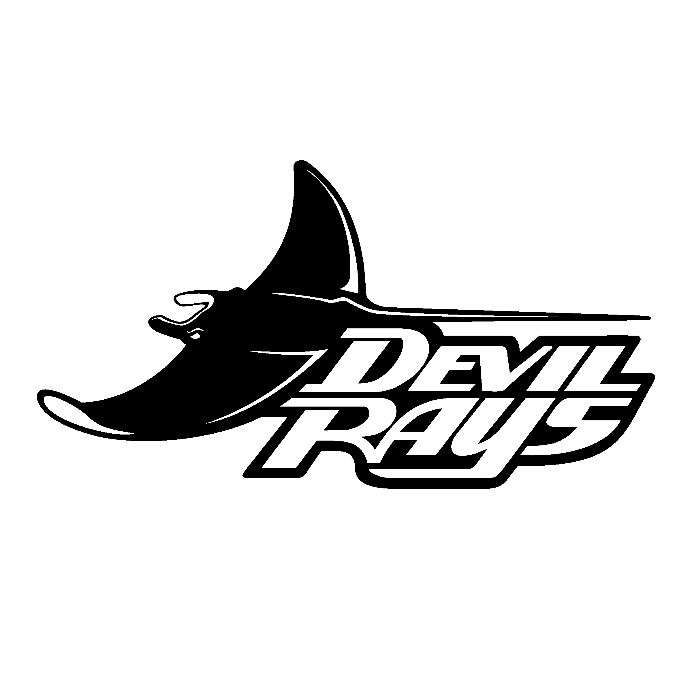 Tampa Rays Logo - Tampa Bay Devil Rays Logo PNG Transparent & SVG Vector - Freebie Supply