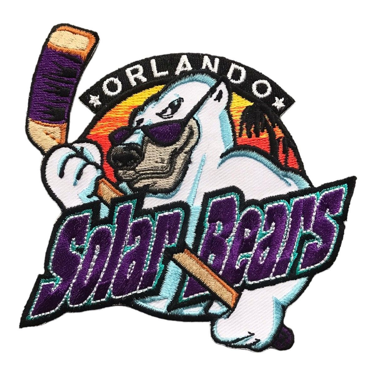 Orlando Solar Bears Logo - 1995-2000 ORLANDO SOLAR BEARS IHL HOCKEY MINORS VINTAGE 4