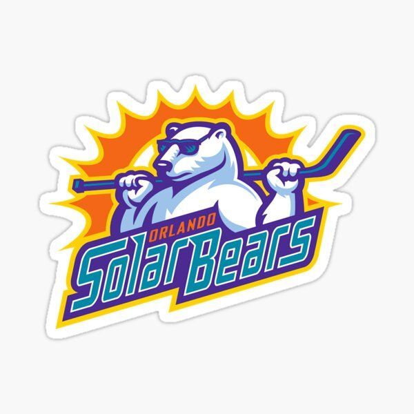 Orlando Solar Bears Logo - Orlando Solar Bears Stickers for Sale | Redbubble