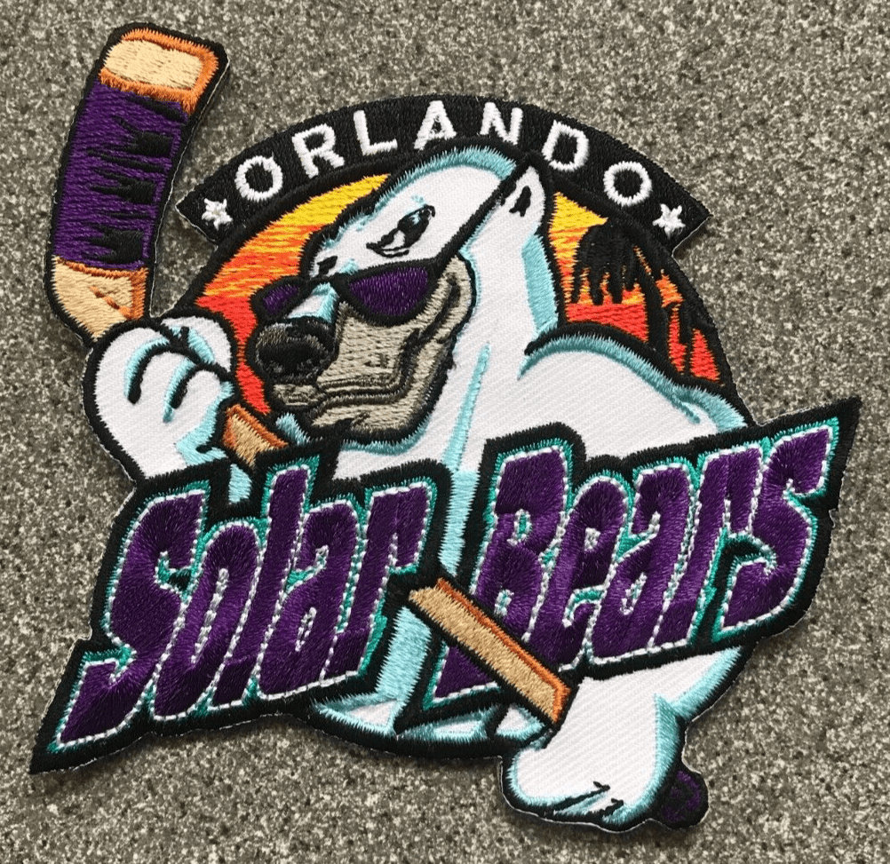 Orlando Solar Bears Logo - 1995-2000 ORLANDO SOLAR BEARS IHL HOCKEY MINORS VINTAGE 4