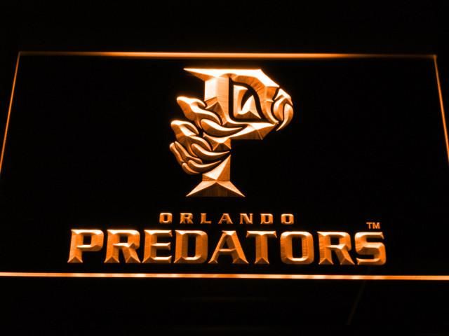 Orlando Predators Logo - Orlando Predators LED Neon Sign USB | The perfect gift for your room or cave