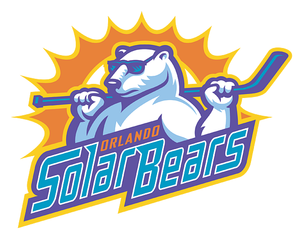 Orlando Solar Bears Logo - The Orlando Solar Bears Adult Pull-Over Hoodie by Elizabeth Callaway -  Pixels