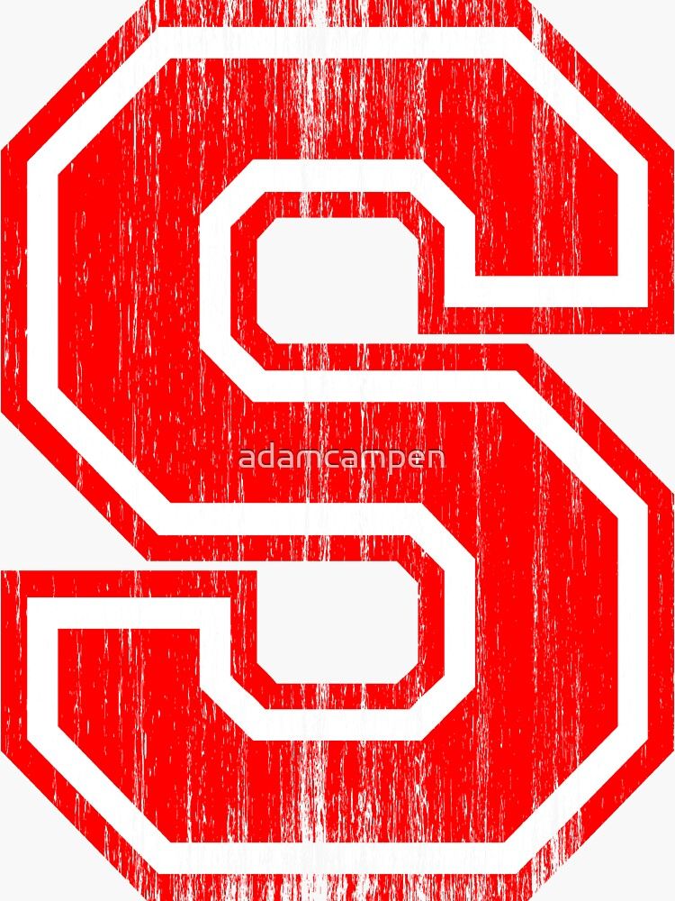 Large Red S Logo - Big Red Letter S Sticker