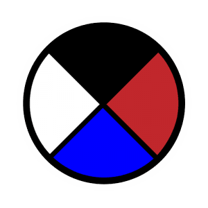 Red White and Blue Circle Logo - NATIVE AMERICAN MEDICINE WHEEL: Comparison In Life - PowWows.com ...