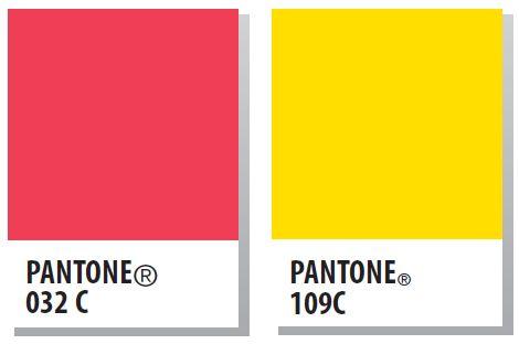 Red White Blue Yellow Logo - Colour palette. University of Cambridge