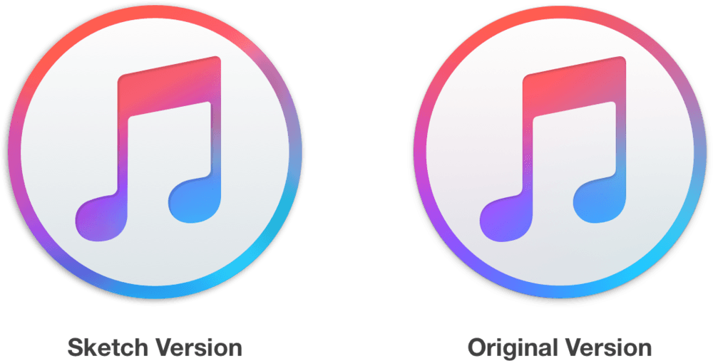 Original iTunes Logo - Recreating the new iTunes App Icon — Murphy Apps