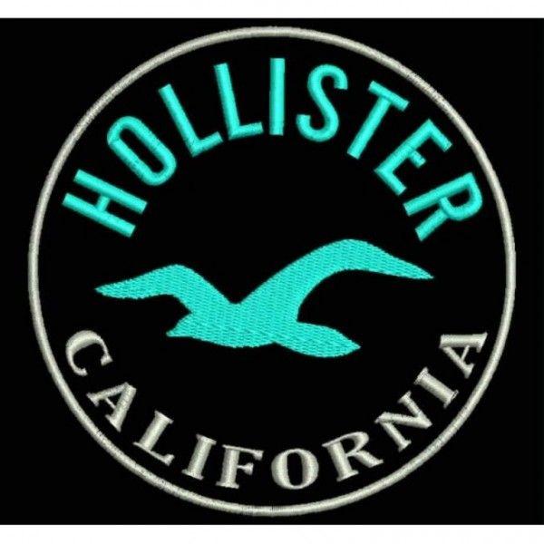 Hollister Logo - Embroidered Patch HOLLISTER (Circular).