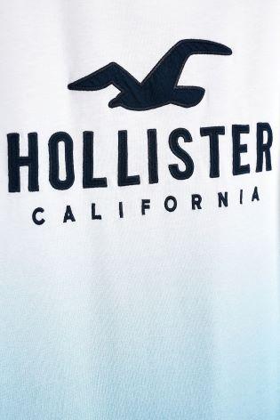 Hollister Logo - Buy Hollister Ombre Logo T-Shirt from Next Ireland