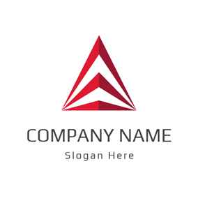 Animal with a Red and White Triangle Logo - 60+ Free 3D Logo Designs | DesignEvo Logo Maker