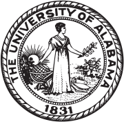 Black and White Alabama Logo - University of Alabama