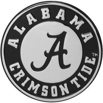 Black and White Alabama Logo - Alabama Crimson Tide Auto Accessories, University of Alabama License