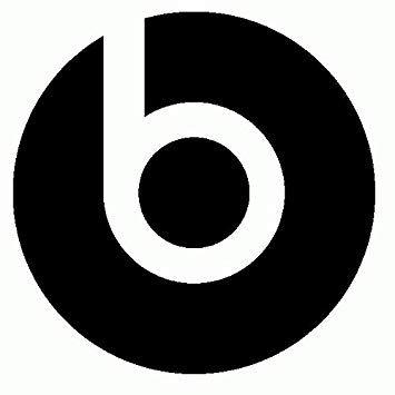 Beats Logo - Beats Logo Sticker Prespaziato-Black - 10 cm: Amazon.co.uk: Car ...