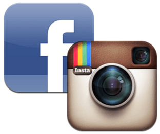 Find Us On Facebook and Instagram Logo - The Differences Between Facebook & Instagram | Clix Marketing PPC Blog