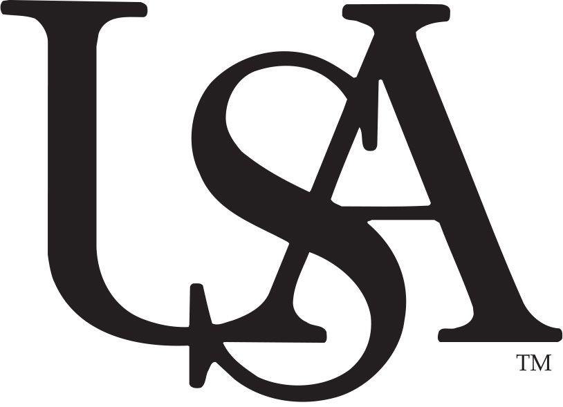 Outlined Black and White Alabama Logo - USA Logos