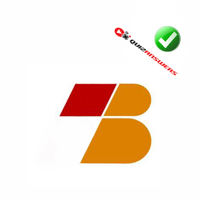 Yellow B Logo - Red orange b Logos