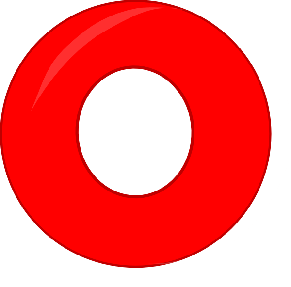 Red Circle with White L Logo - Red Circle, White Circle Inside Clip Art at Clker.com - vector clip ...