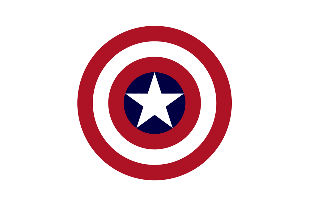 Red and White Circle Logo - Superhero Logos & Symbols