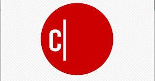 White and Red C Logo - Red comma Logos