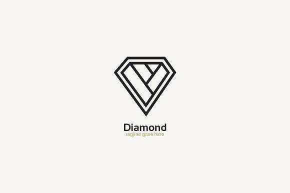 Flower and Diamonds Logo - Diamond Logo by cairon on @creativemarket | Logos | Diamond logo ...