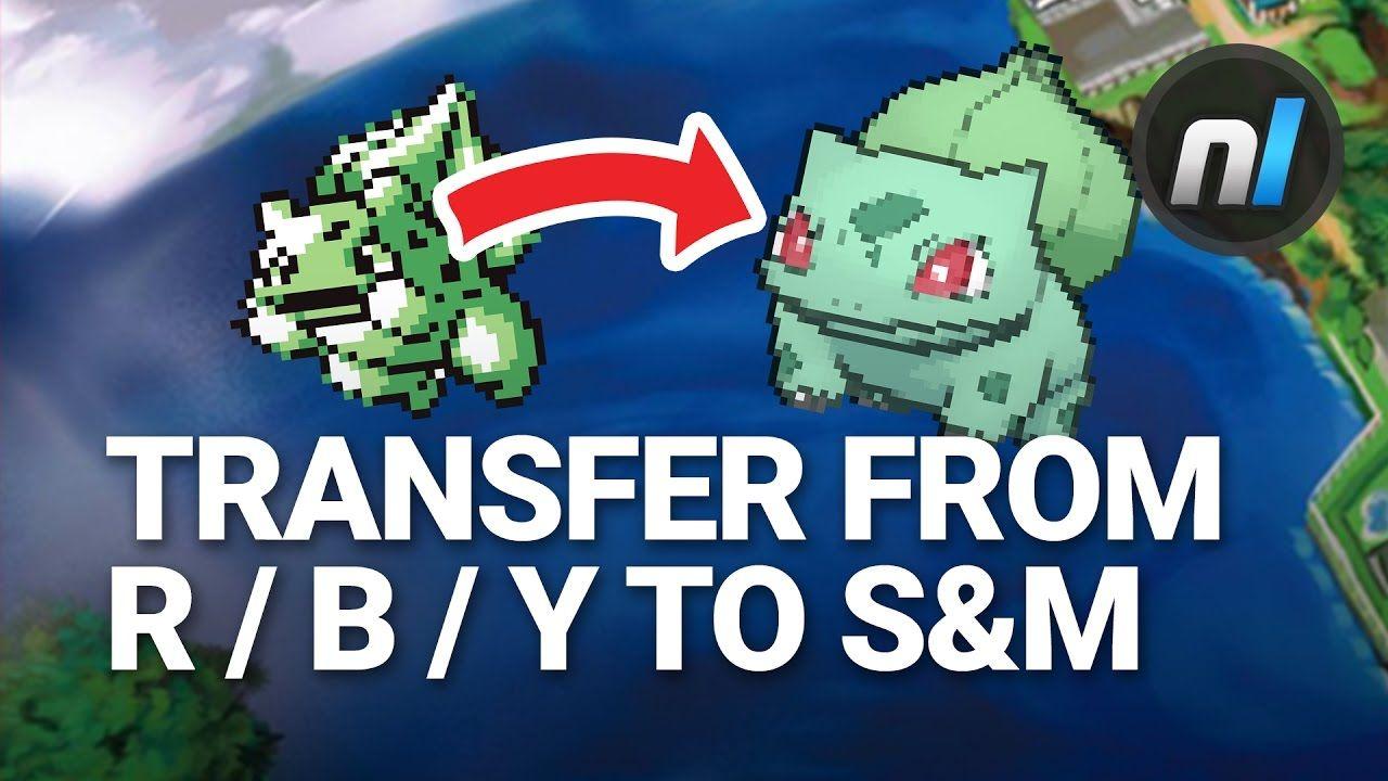 Red Yellow B Logo - How to Transfer Pokémon from Red / Blue / Yellow to Sun & Moon ...