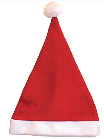 White Red Triangle Company Logo - Jacobson Hat Company Red and White Santa Hat with Pom