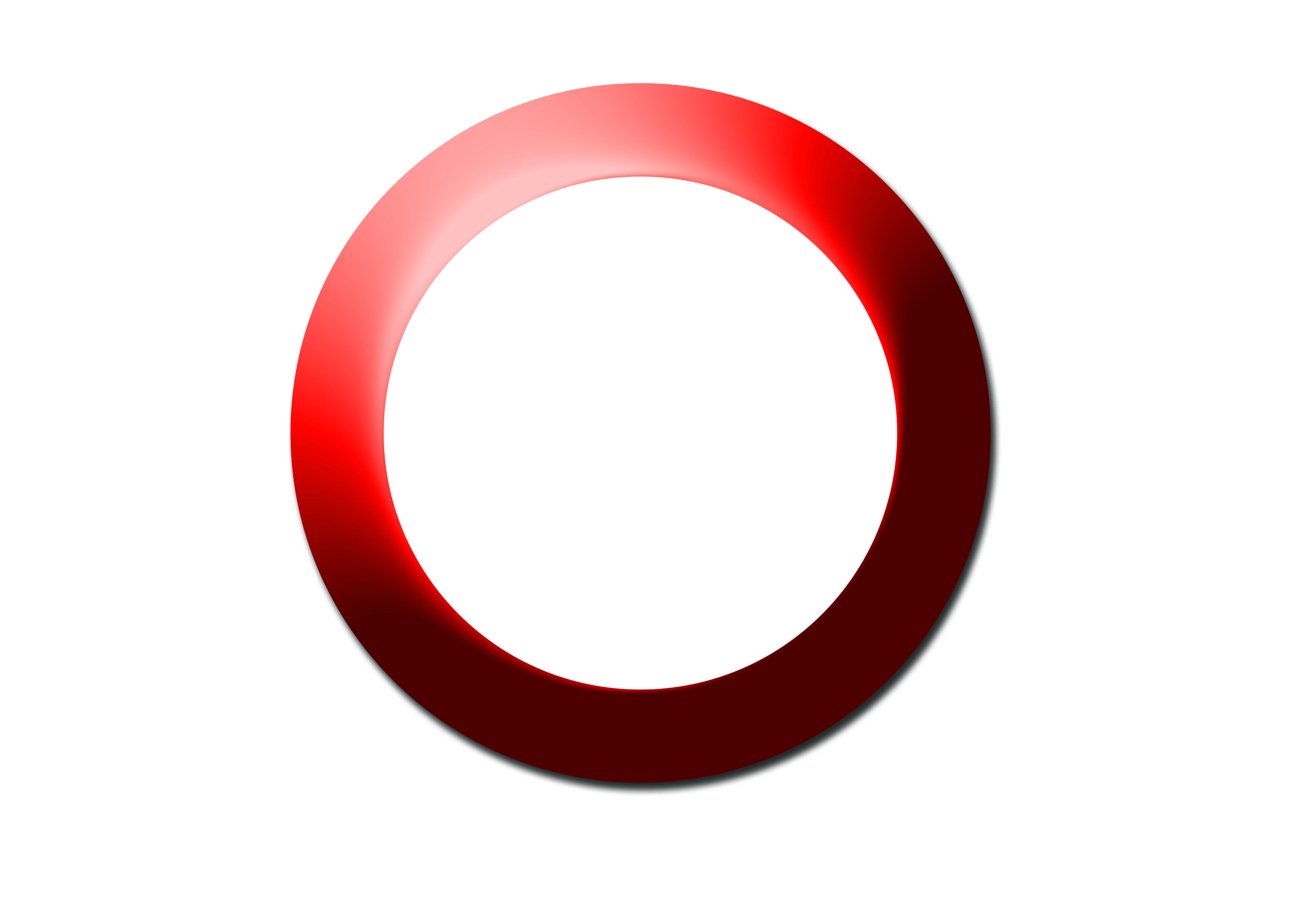 Red with White Circle Logo - Red circle Logos