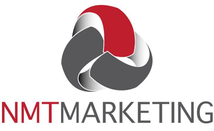 Gray and Red Logo - Marketing company Logos
