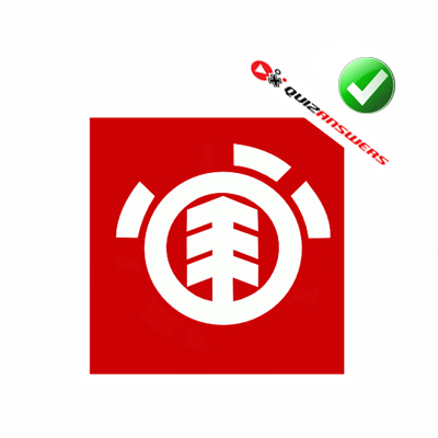 Red Tree Circle Logo - Red square Logos
