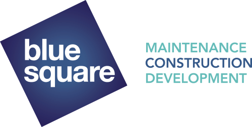 Blue Square Logo - Log in