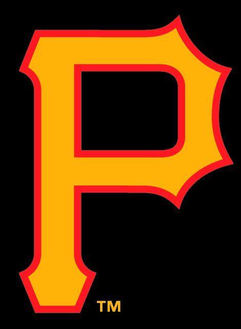 Red and Yellow P Logo - Logos of the Pittsburgh Pirates (1887)
