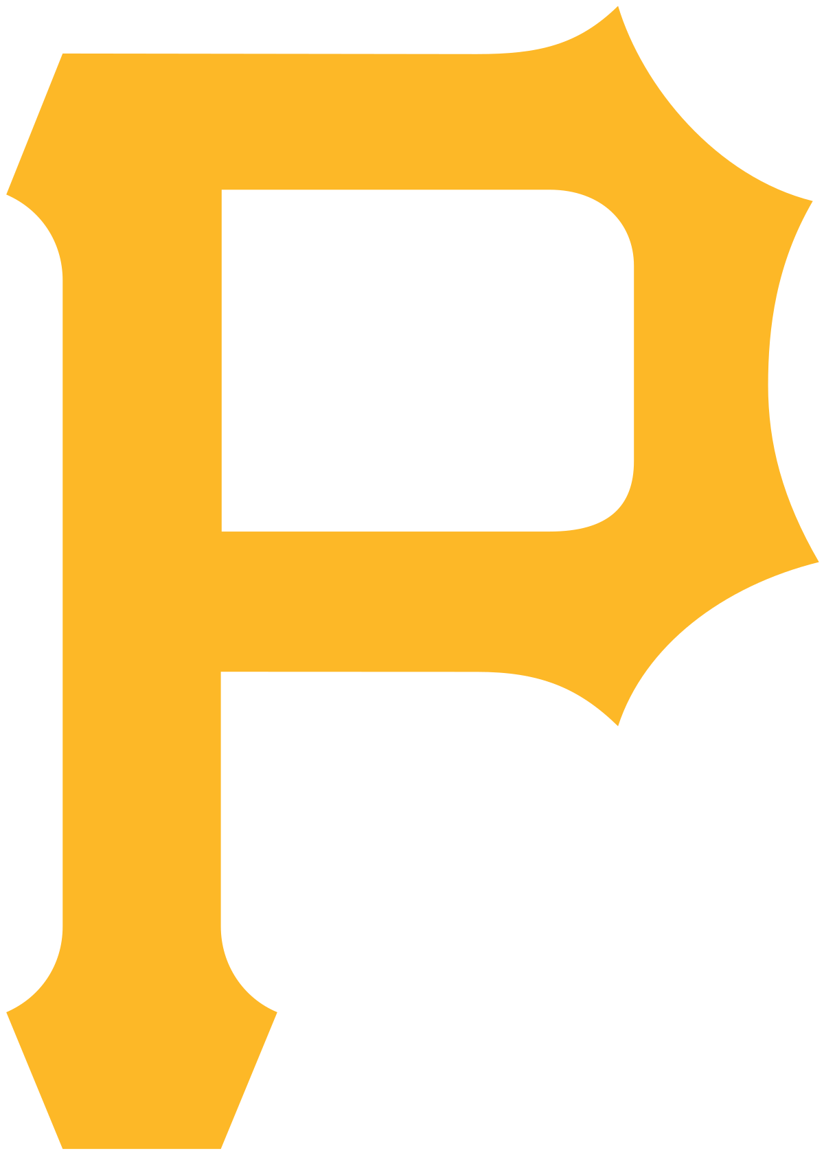 Red and Yellow P Logo - Pittsburgh Pirates