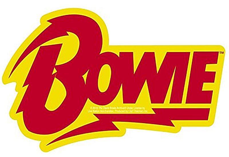 Red and Yellow P Logo - Bowie Red And Yellow vinyl sticker 120mm x 70mm cv