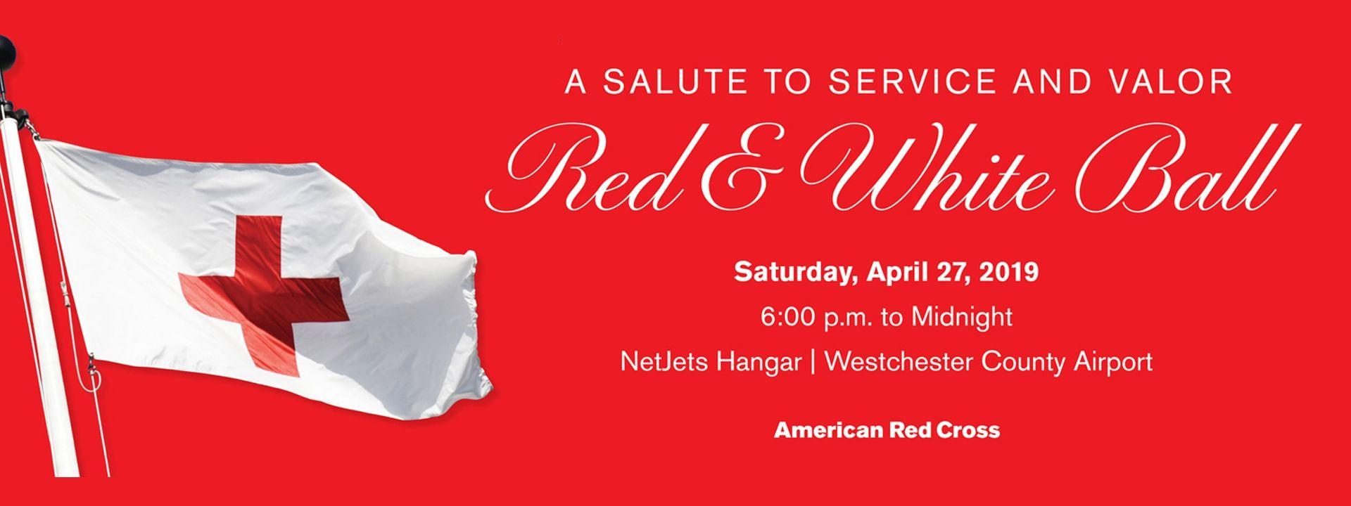 Red and White Ball Logo - Red & White Ball: A Salute to Service and Valor
