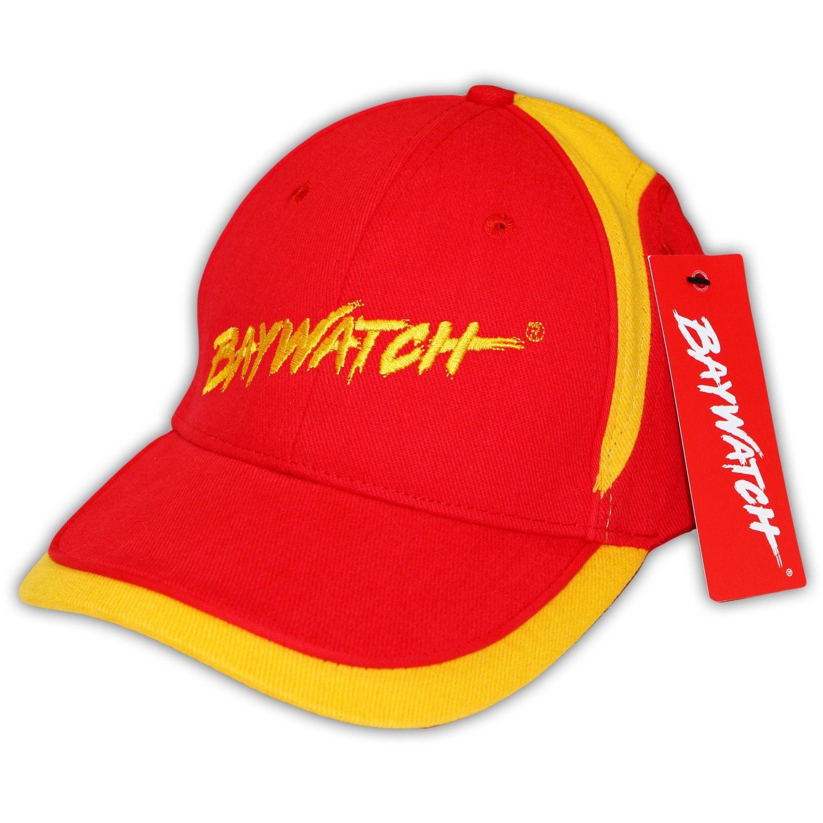 Red and Yellow P Logo - LICENSED BAYWATCH RED YELLOW CAP