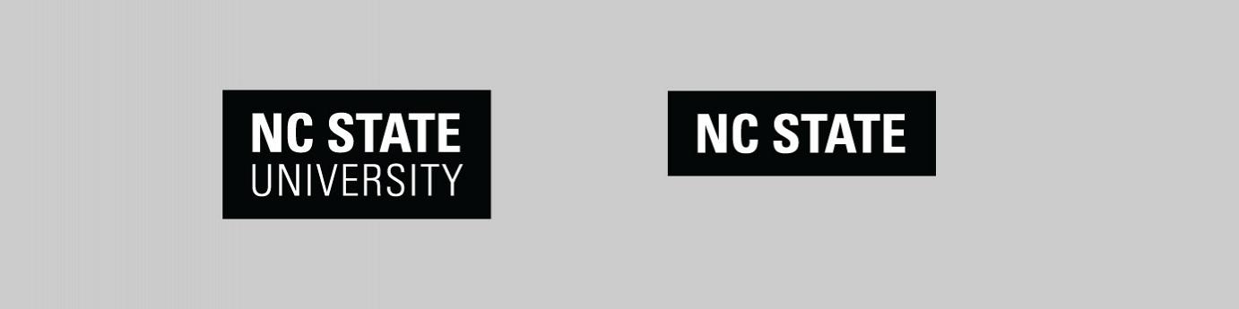 Gray and Red Logo - Logo - NC State Brand