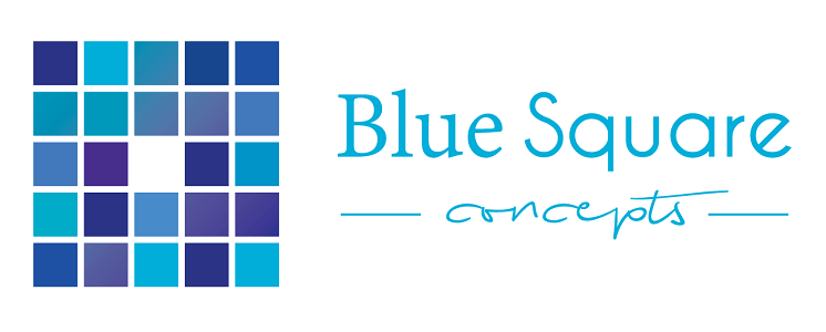 Blue Square Logo - Blue Square Concepts. Services · Solutions · Simplicity
