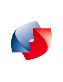 Red and Blue Logo - elf logo | Logok