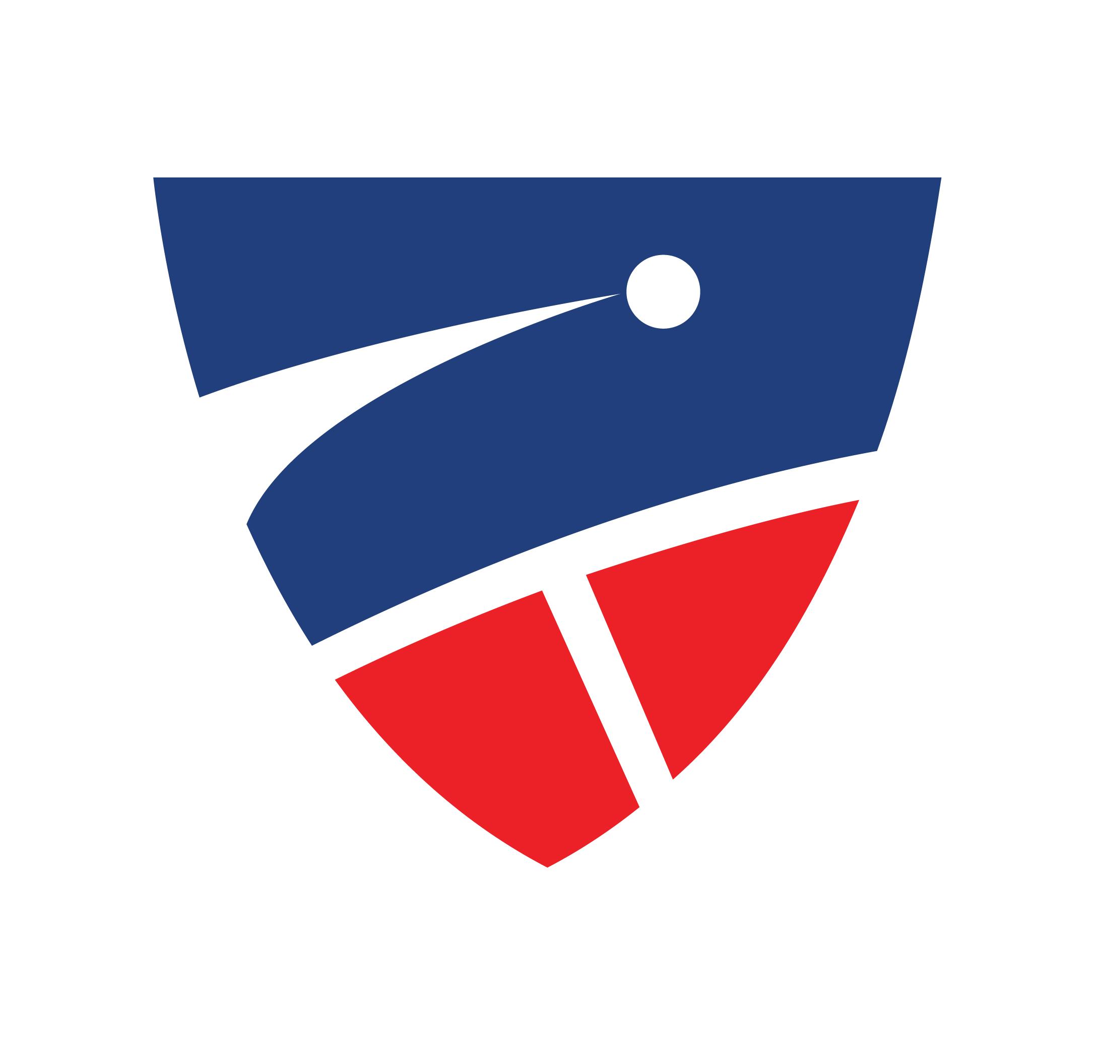 Red and Blue Logo - US SQUASH