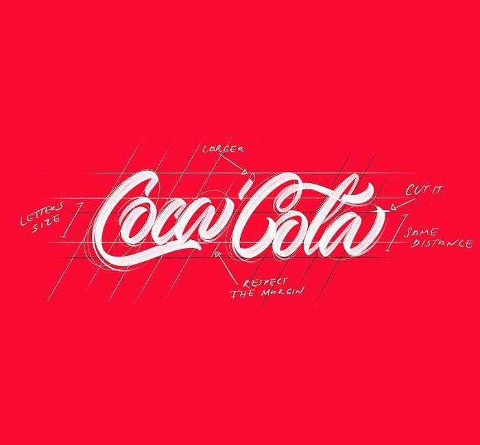 Red Calligraphy Logo - Famous Logos Get The Calligraphy Treatment
