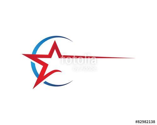 Red Star Logo - Red Star Logo Template Stock Image And Royalty Free Vector Files
