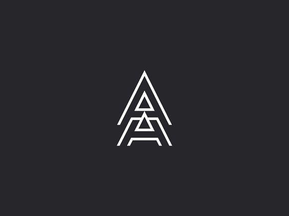 Double AA Logo - Double A Luxury Logo - AA ~ Logo Templates ~ Creative Market