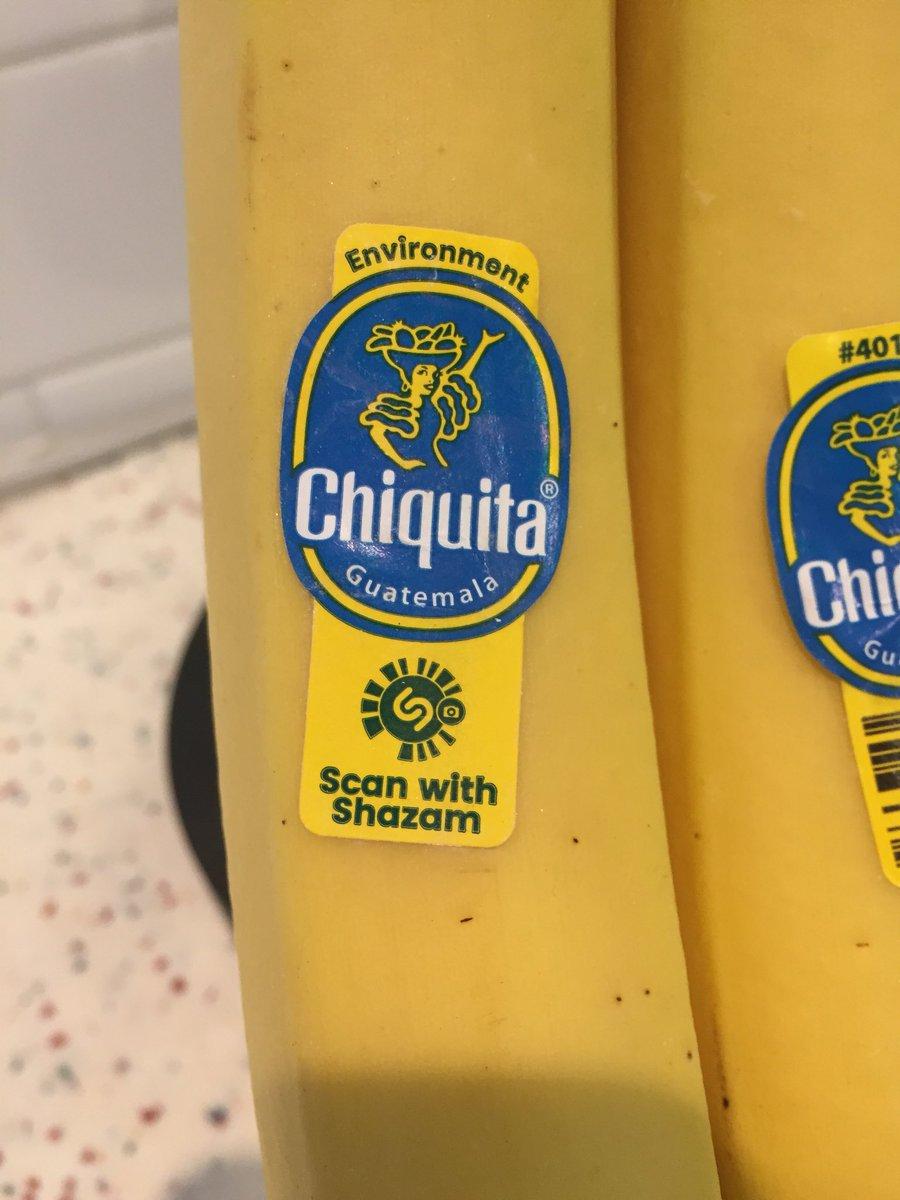 Chiquita Logo - Chiquita the Chiquita logo with the Shazam