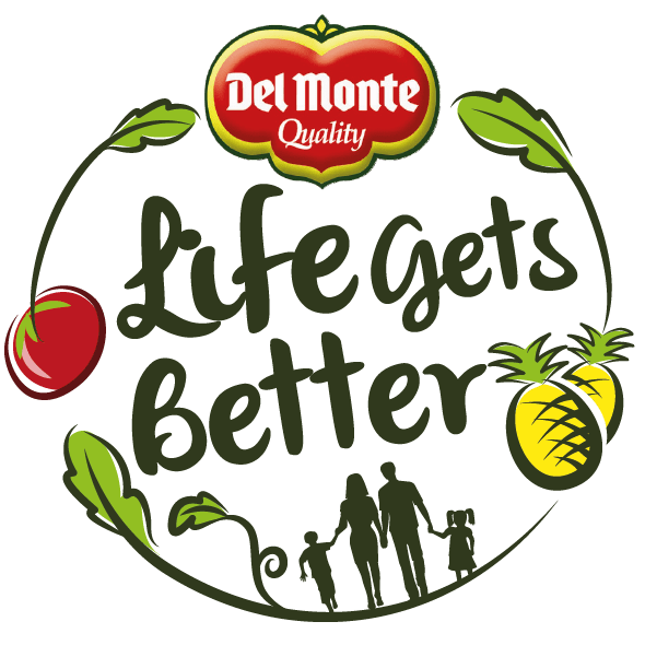 Del Monte Logo - Home. LifeGetsBetter.ph. Del Monte Philippines