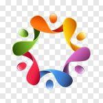 Multi -Coloured Circle Logo - Сlipart Sign Togetherness Circle Multi Colored logo vector cut out ...