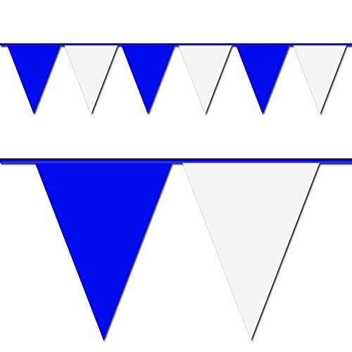 Blue and White Triangles Logo - Blue and White Flags: Amazon.com
